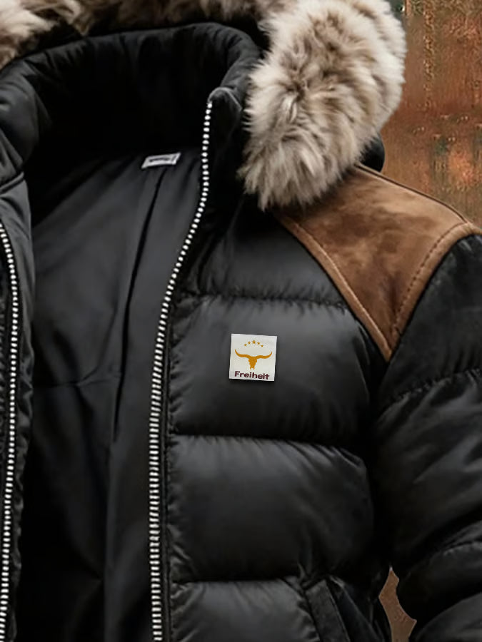 Khabib | Elegáns Kapucnis Férfi Dzseki