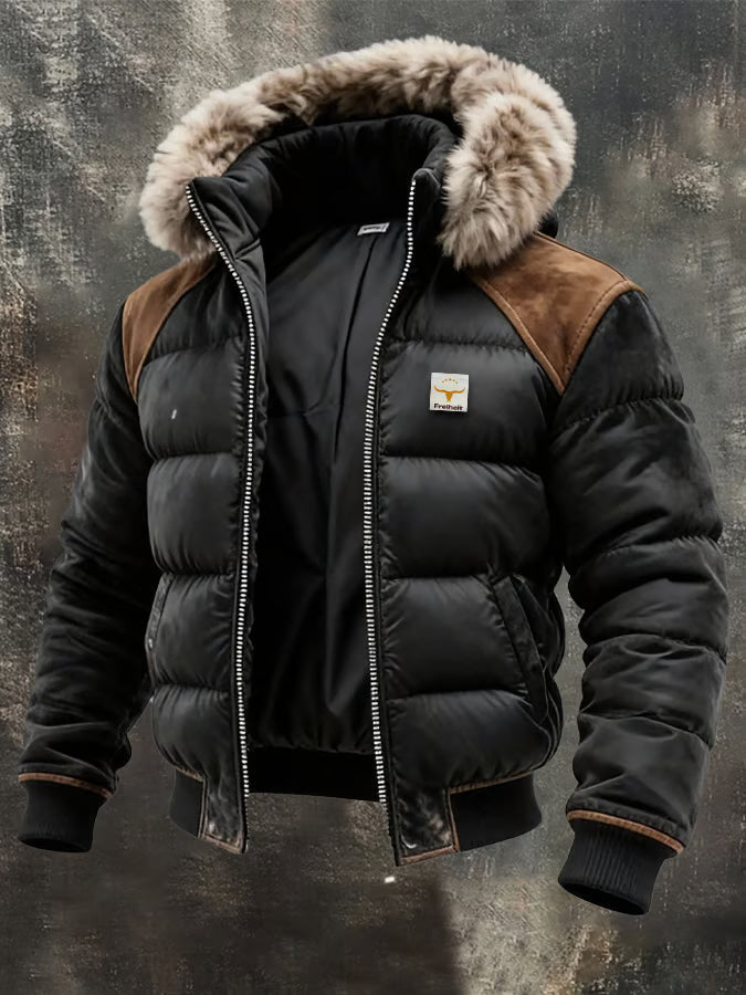 Khabib | Elegáns Kapucnis Férfi Dzseki