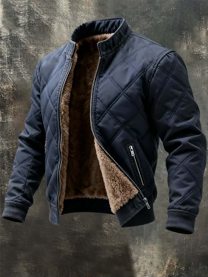 Bradley | Meleg Steppelt Férfi Dzseki Puha Sherpa Bélésse