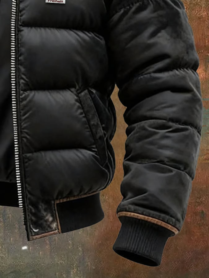 Khabib | Elegáns Kapucnis Férfi Dzseki