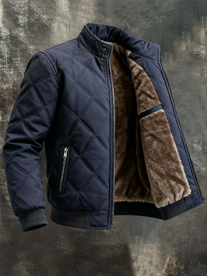 Bradley | Meleg Steppelt Férfi Dzseki Puha Sherpa Bélésse