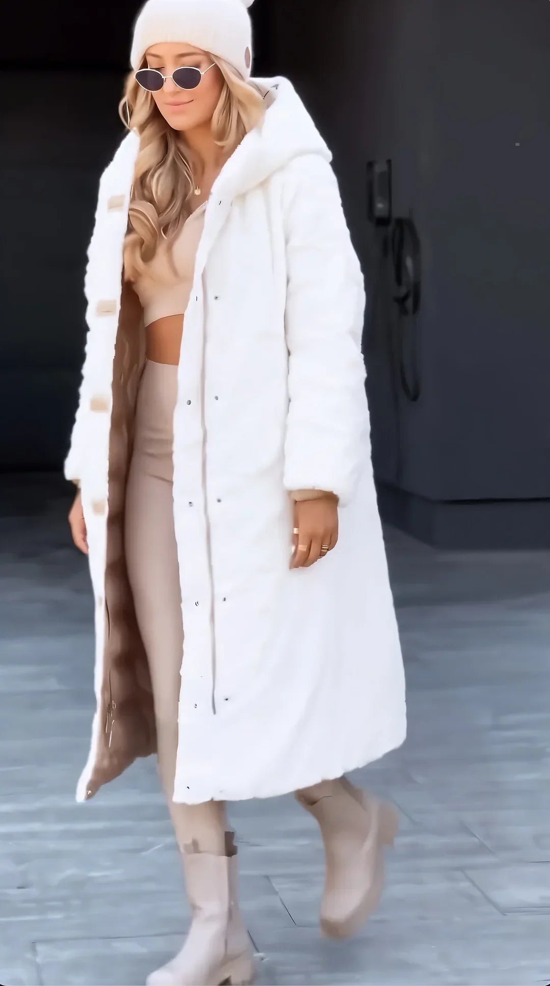 Beatrix | Hosszú Kétoldalas Szőrme Kabát